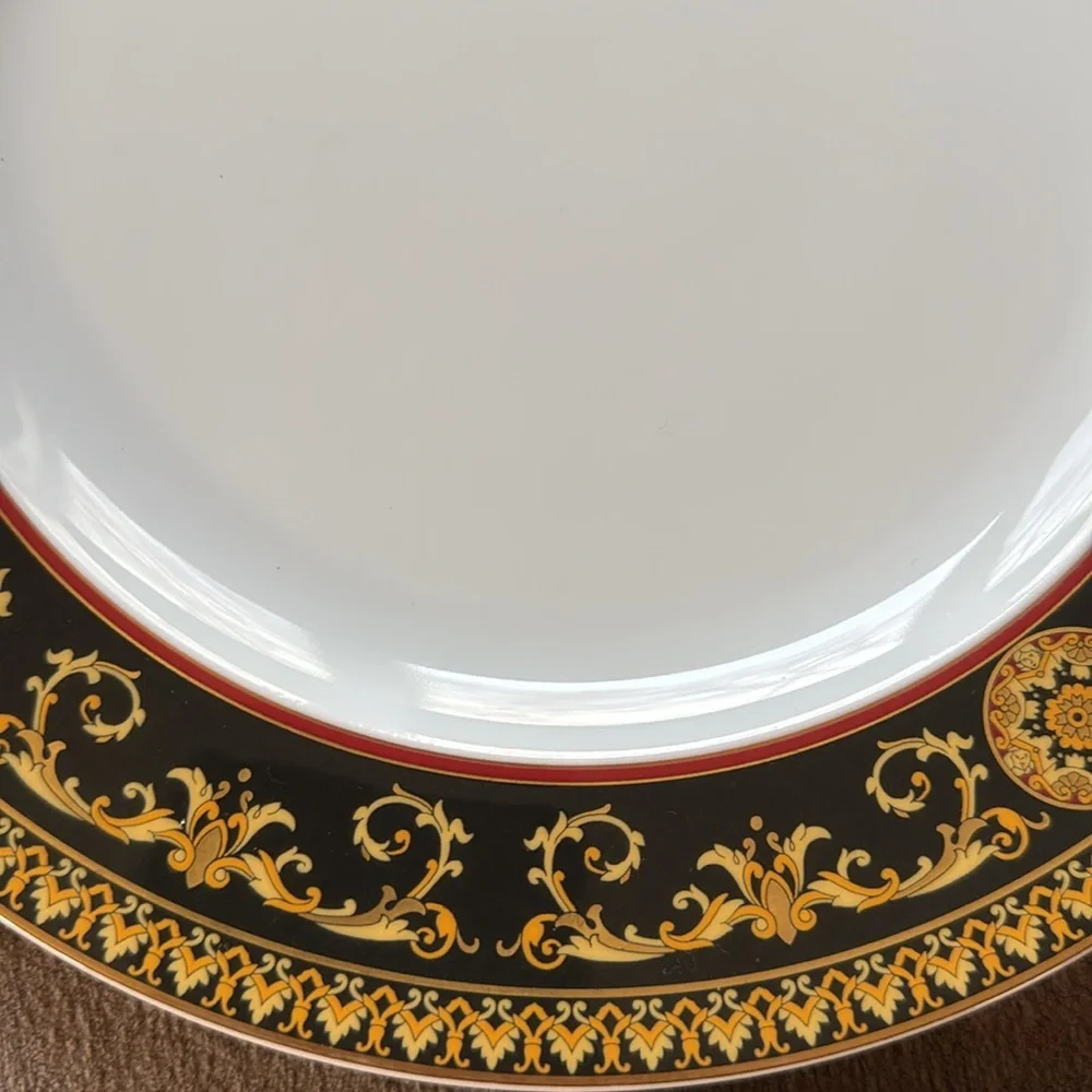 Versace Rosenthal Medusa dinner plate set 4